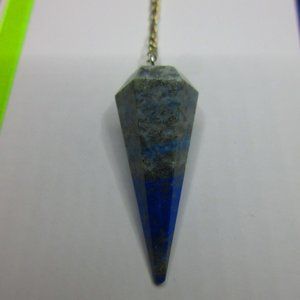Lapis Lazuli Gemstone Dowsing Pendulum Meditation Tool